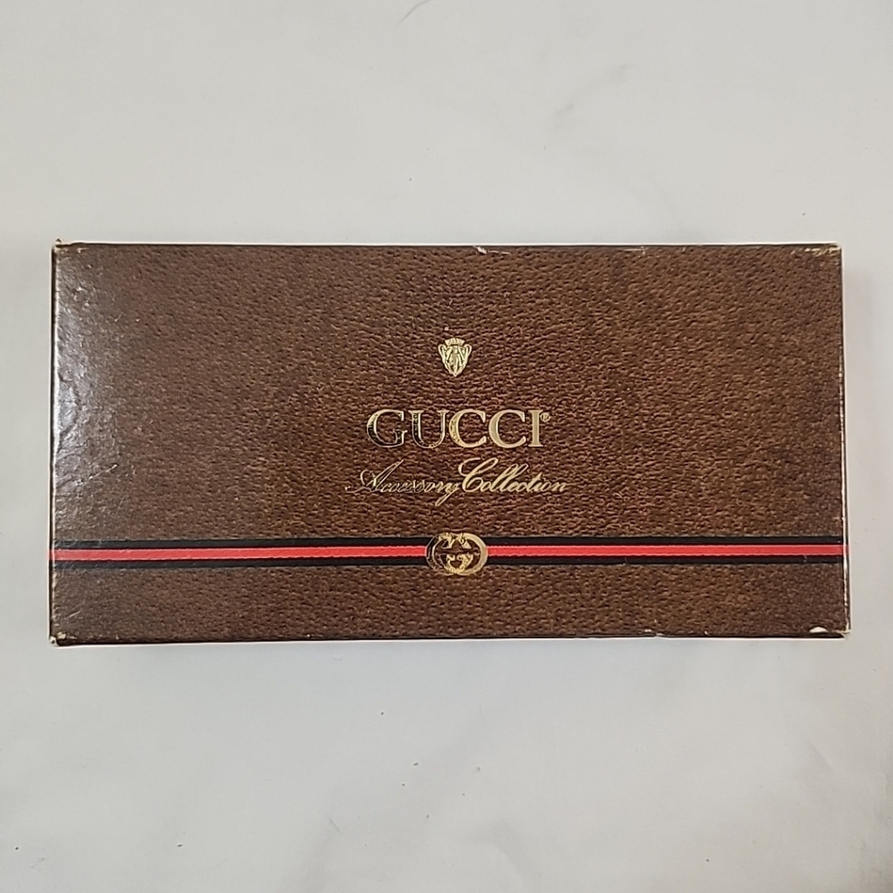 Vintage Gucci Box Empty Markd Made In Italy 6" X 3"